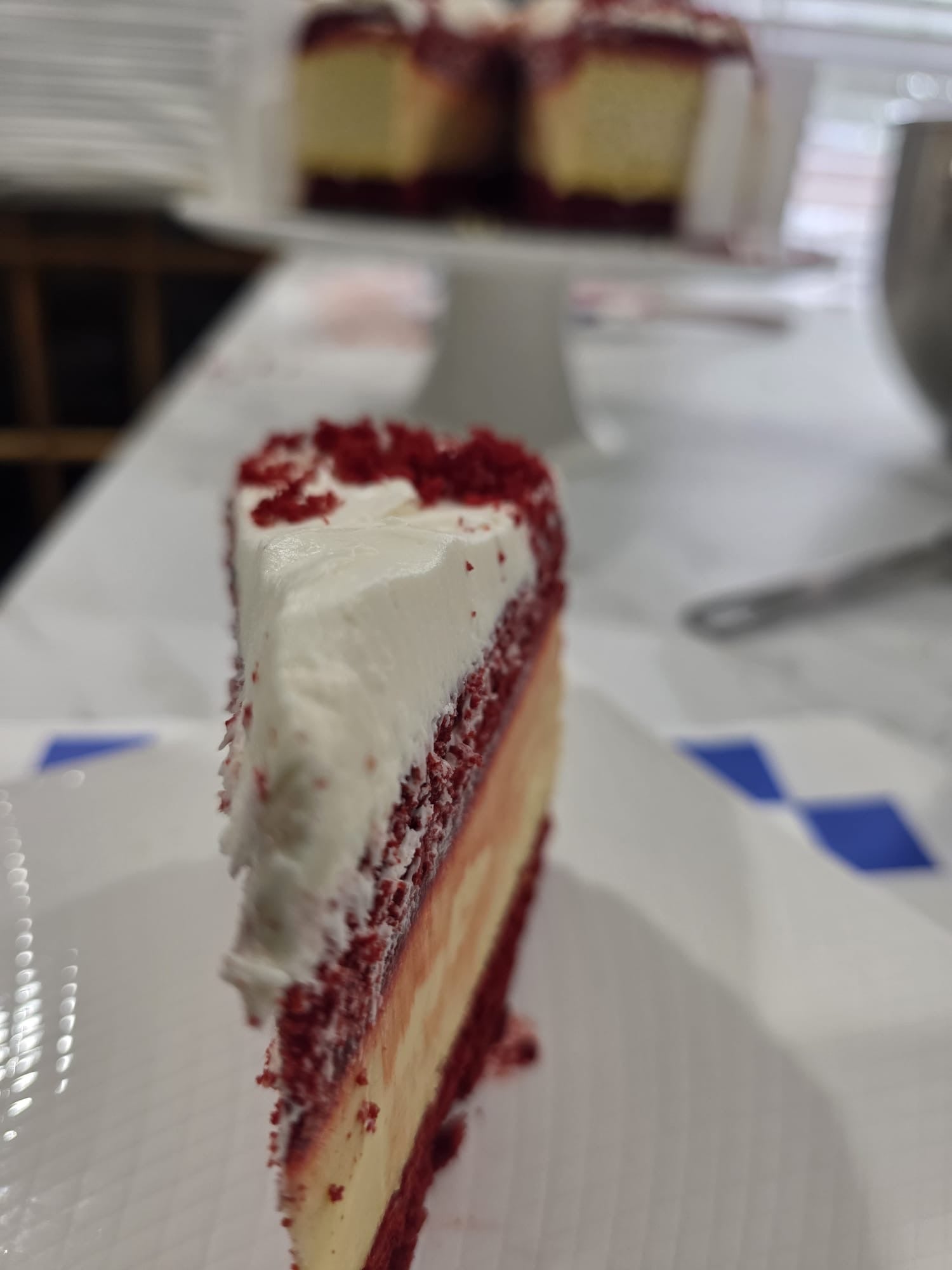 Red Velvet Cake with Cheesecake