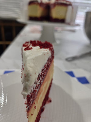 Red Velvet Cake with Cheesecake