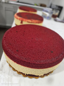 Red Velvet Cake with Cheesecake